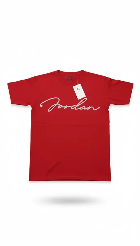 Remera Script Roja